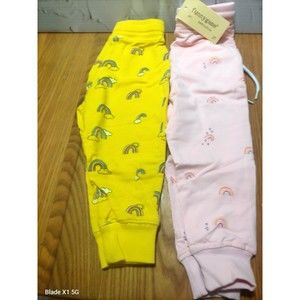 2 Pack of Toddler Cartoon Print Drawstring Elastic Sweatpants Sport Jogger 2T